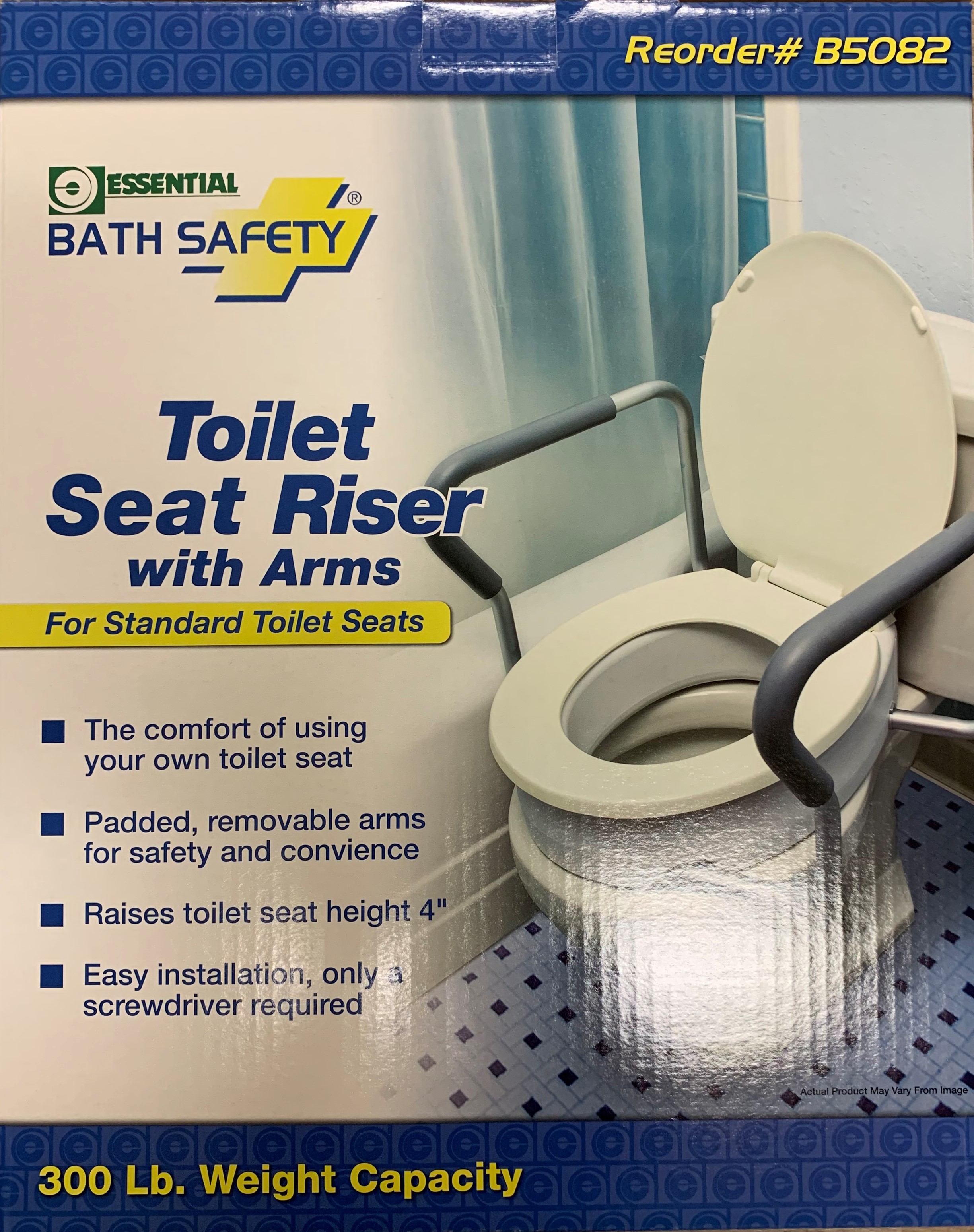 Toilet Seat Riser with Arms | Advanced Mobility & Medical Depot