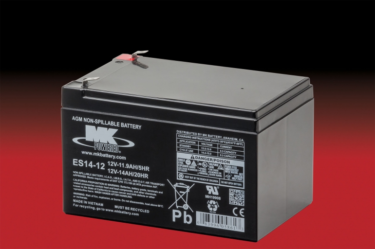 ES14-12 MK 12 Volt 14 AMP Sealed Lead AGM Battery