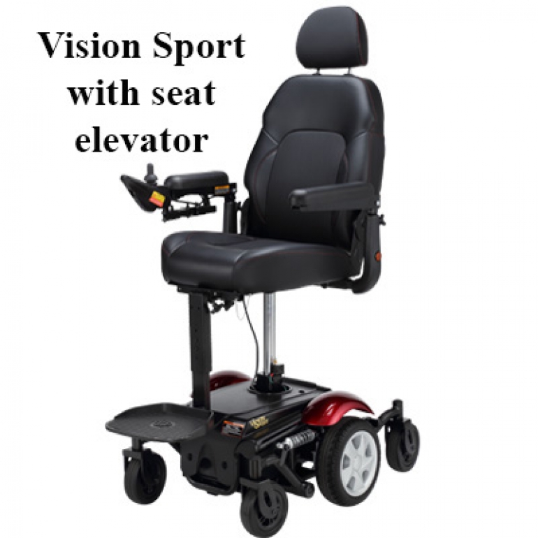 P326D Vision Sport with seat elevator Red