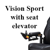 P326D Vision Sport with seat elevator Red thumbnail